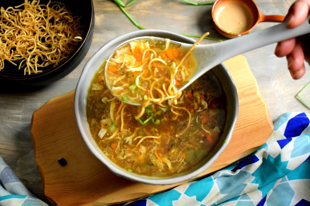 Chicken Manchow Soup From My Kitchen