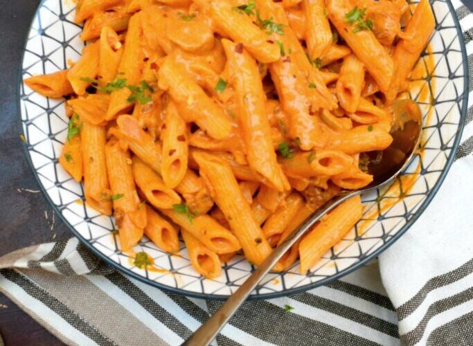 Pasta In  Red Sauce