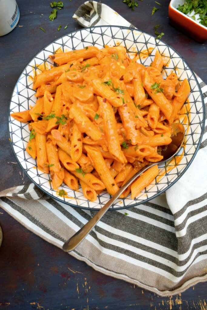 Pasta In  Red Sauce