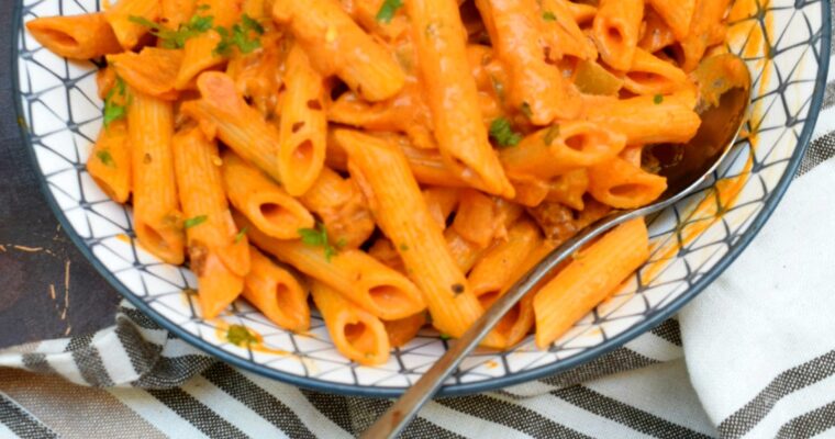 Pasta In  Red Sauce