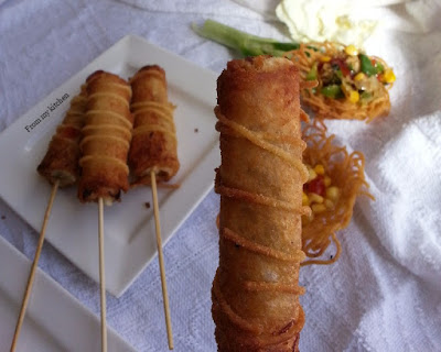 Noodle Wrap Cheese Pops.