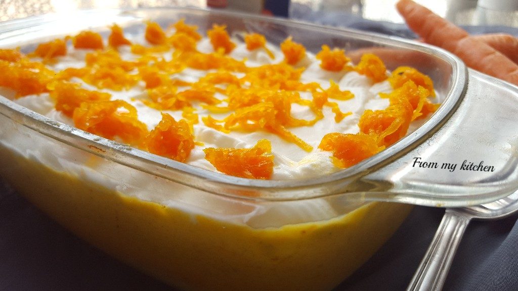 Carrot Halwa Mousse. - From My Kitchen