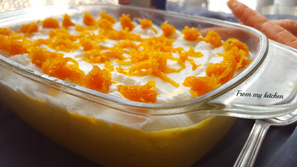 Carrot  Halwa Mousse.