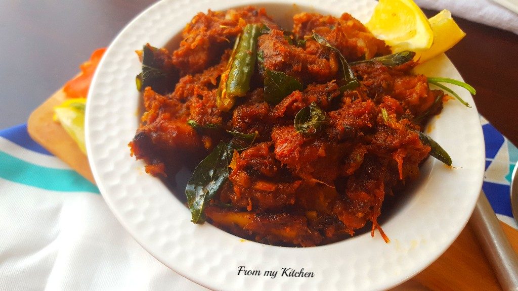 Tomato Mutton Fry.