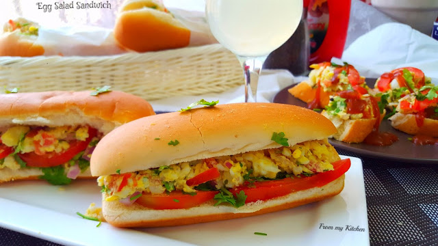 Egg Salad Sandwich!(as an Appetizer /Breakfast)