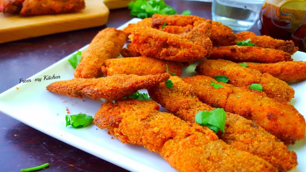 Chicken Omelette Fingers.