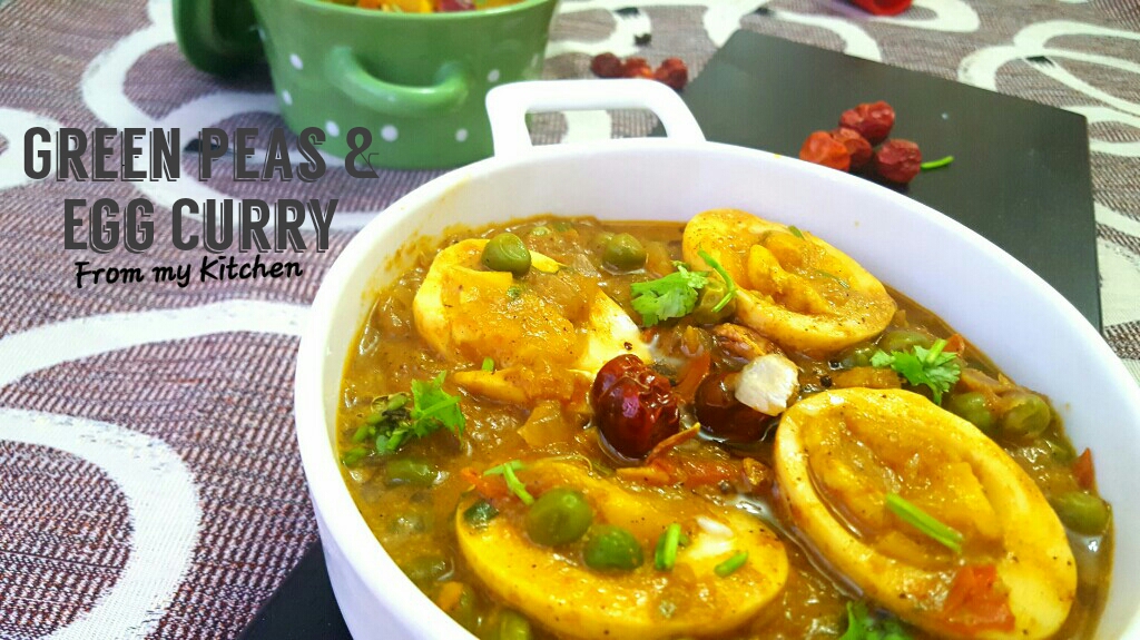 Peppery Green Peas & Egg Curry