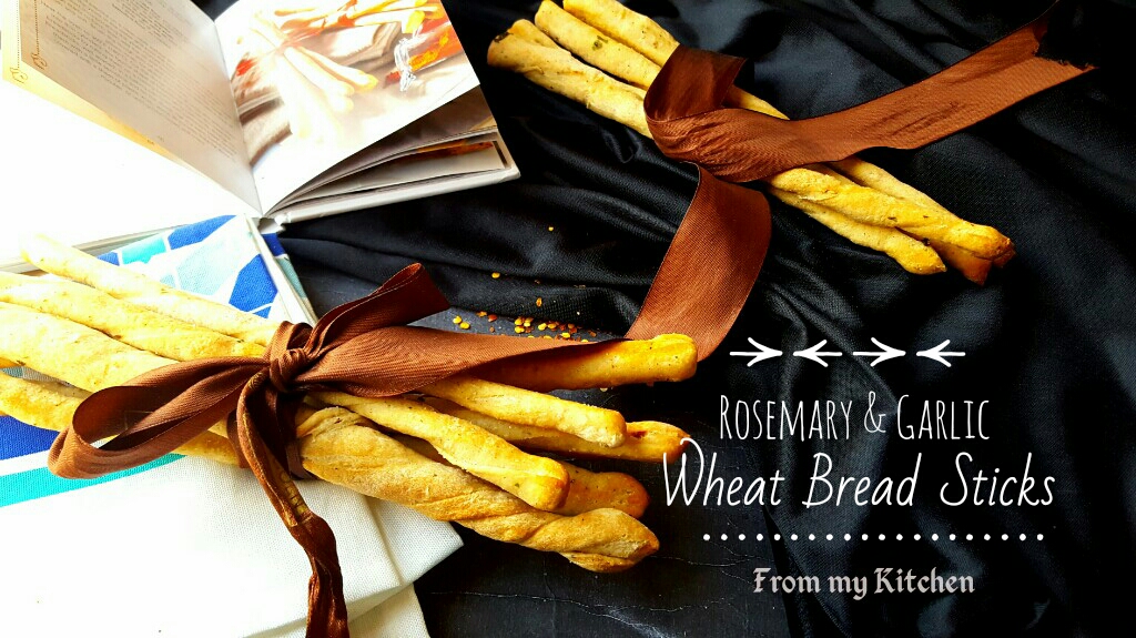 Rosemary & Garlic Wheat Bread Sticks
