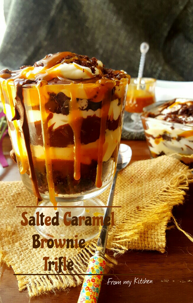 Salted Caramel Brownie Trifle