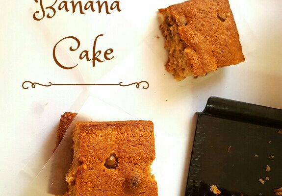 Nutty Chocolate Banana Cake