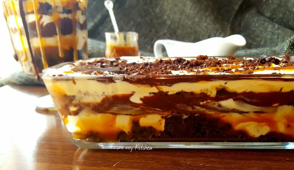 Salted Caramel Brownie Trifle