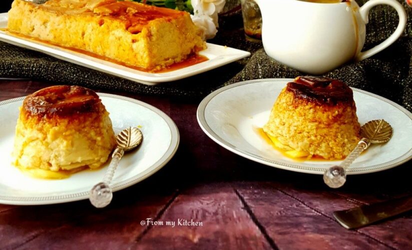 Mango Bread Flan