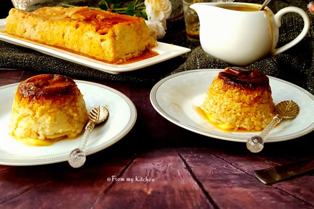 Mango Bread Flan