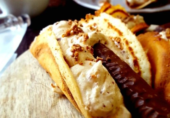 Dessert Taco with Twix Cream-A guest post for The Big Sweet Tooth