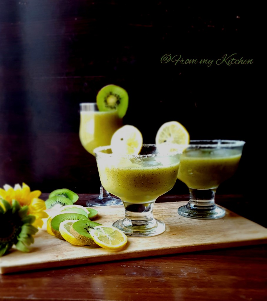 Kiwi Lime Juice From My Kitchen