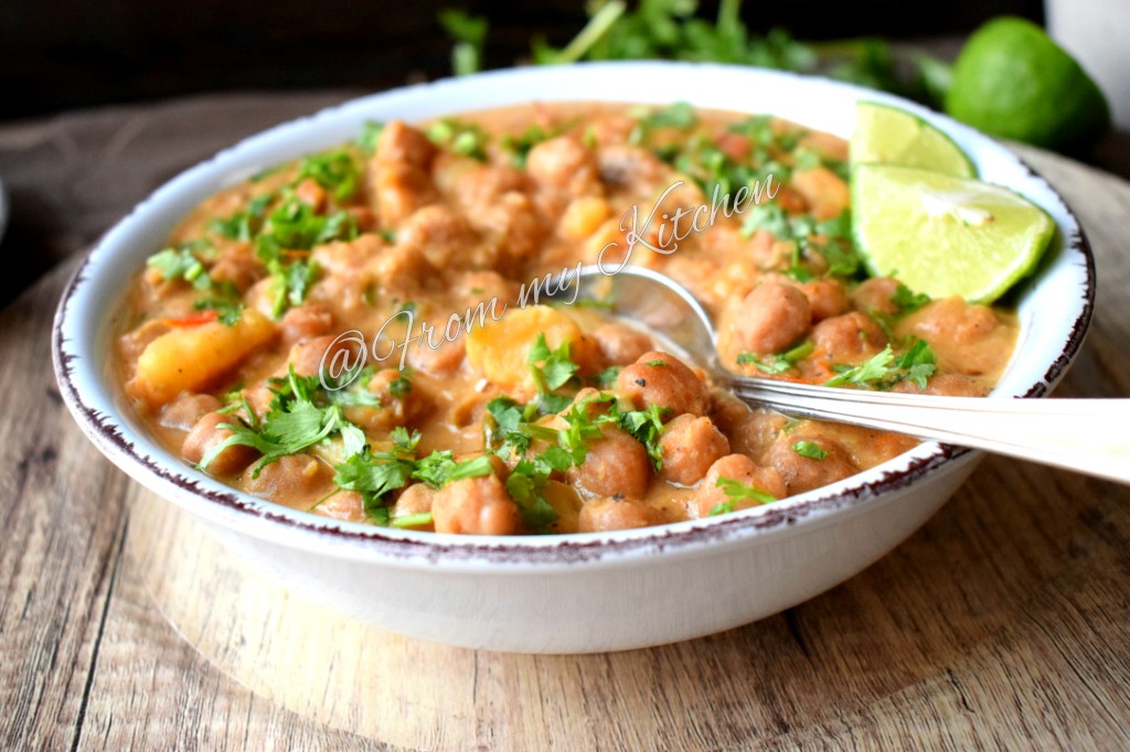 Channa potato Curry - From My Kitchen