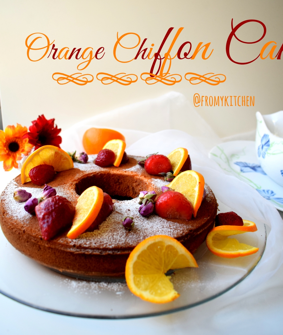 Orange Chiffon Cake!