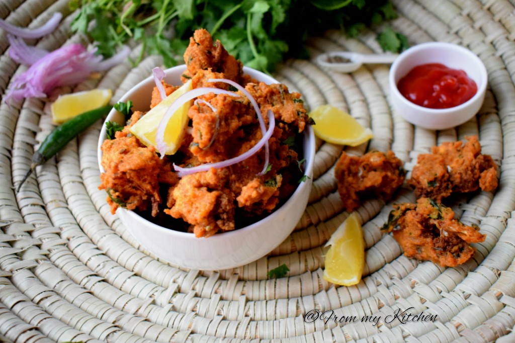 Cauliflower Pakoda with Chana Daal Batter