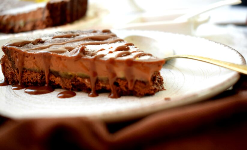 Milk Chocolate & Pistachio Tart