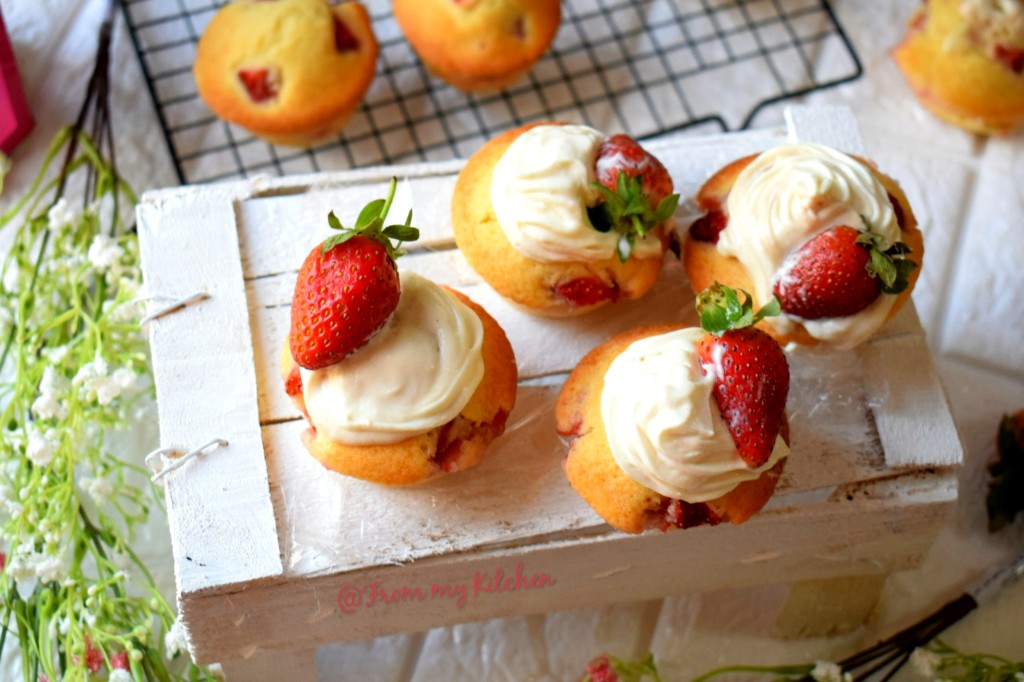 Strawberry Shortcake Cupcake