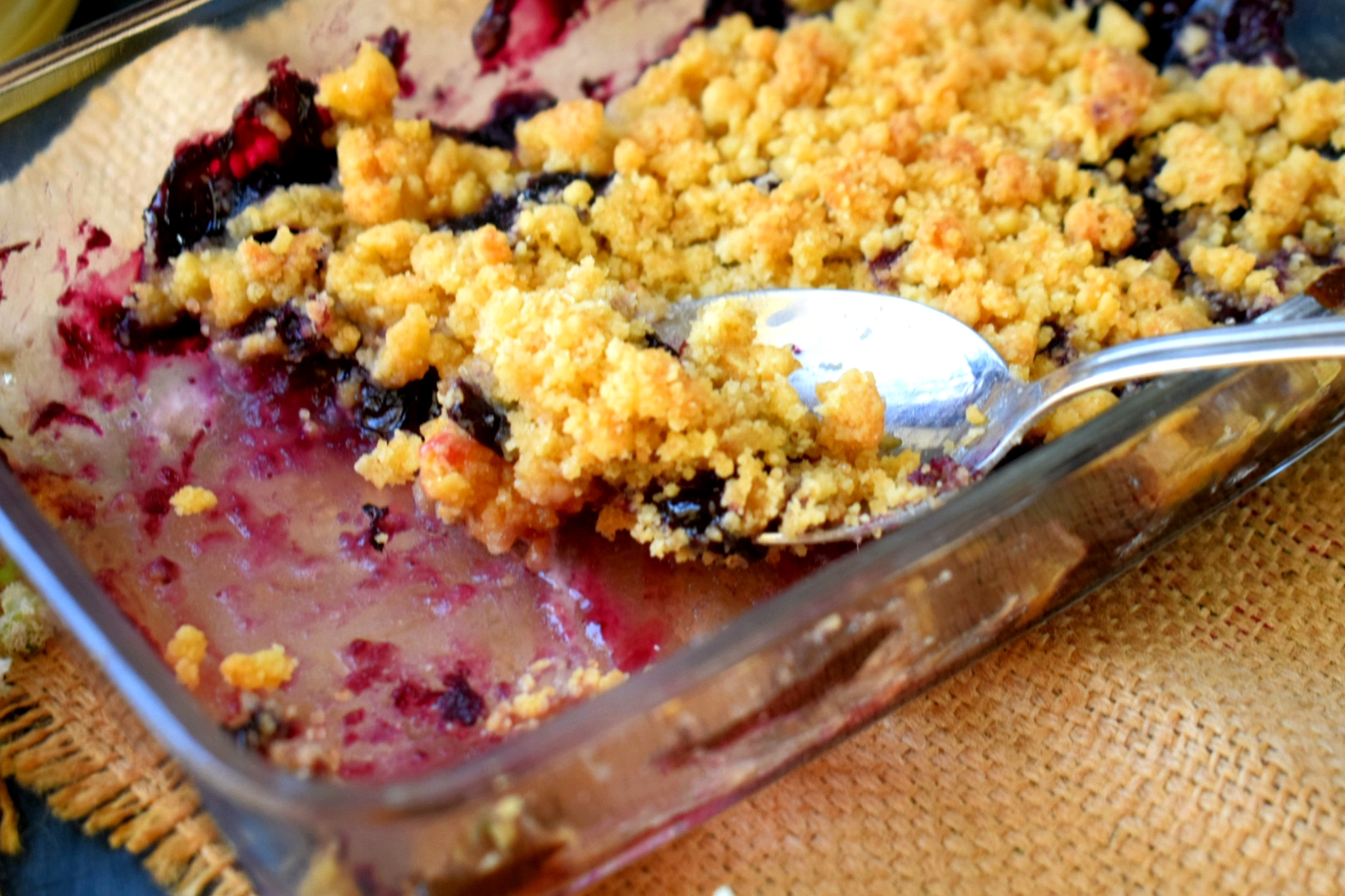 Blueberry Crumble From My Kitchen 