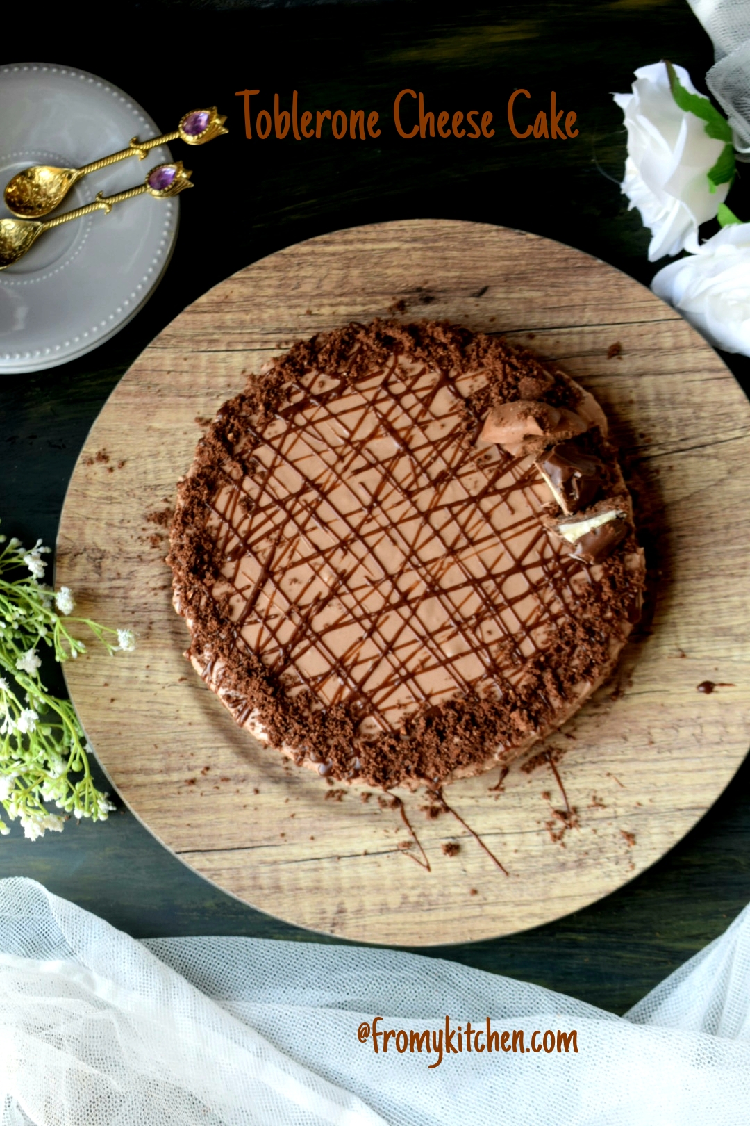 Cheescake mangue Toblerone blanc - Oh My Cake!