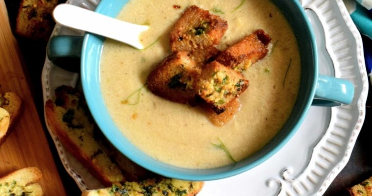 Roasted Chicken & Potato Soup