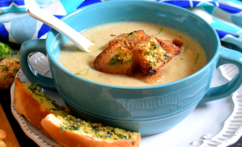 Roasted Chicken & Potato Soup