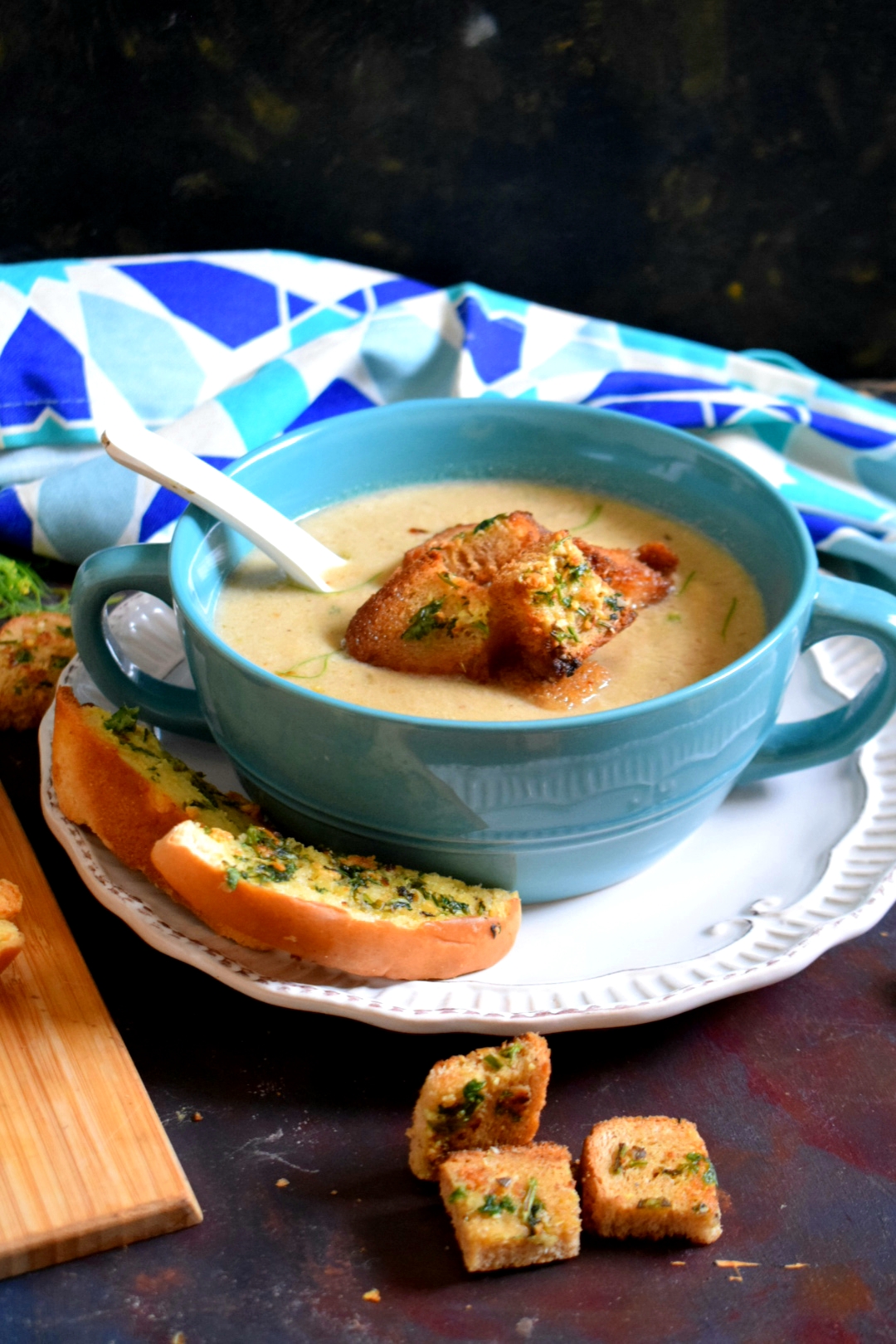 Roasted Chicken & Potato Soup