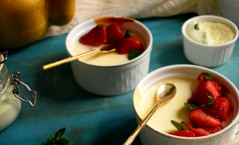 Baked Yogurt with Avocado