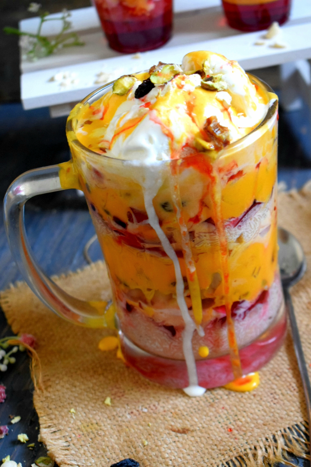 Carrot & Coconut Falooda - From My Kitchen