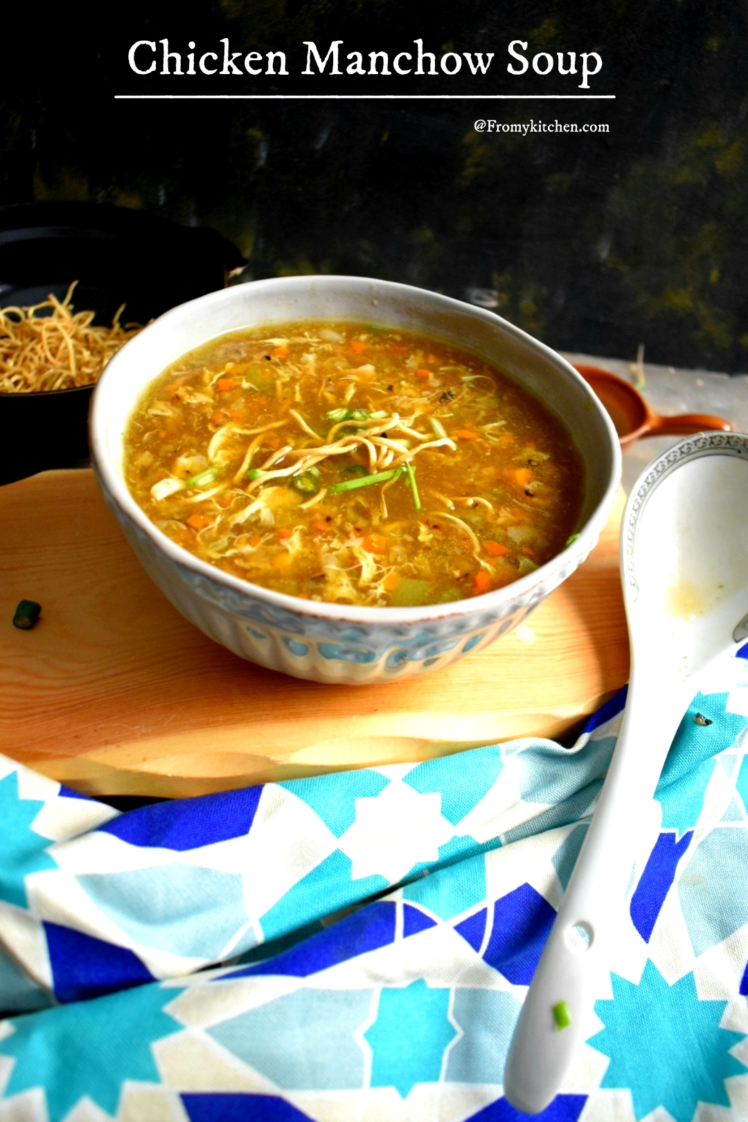 chicken manchow soup recipe