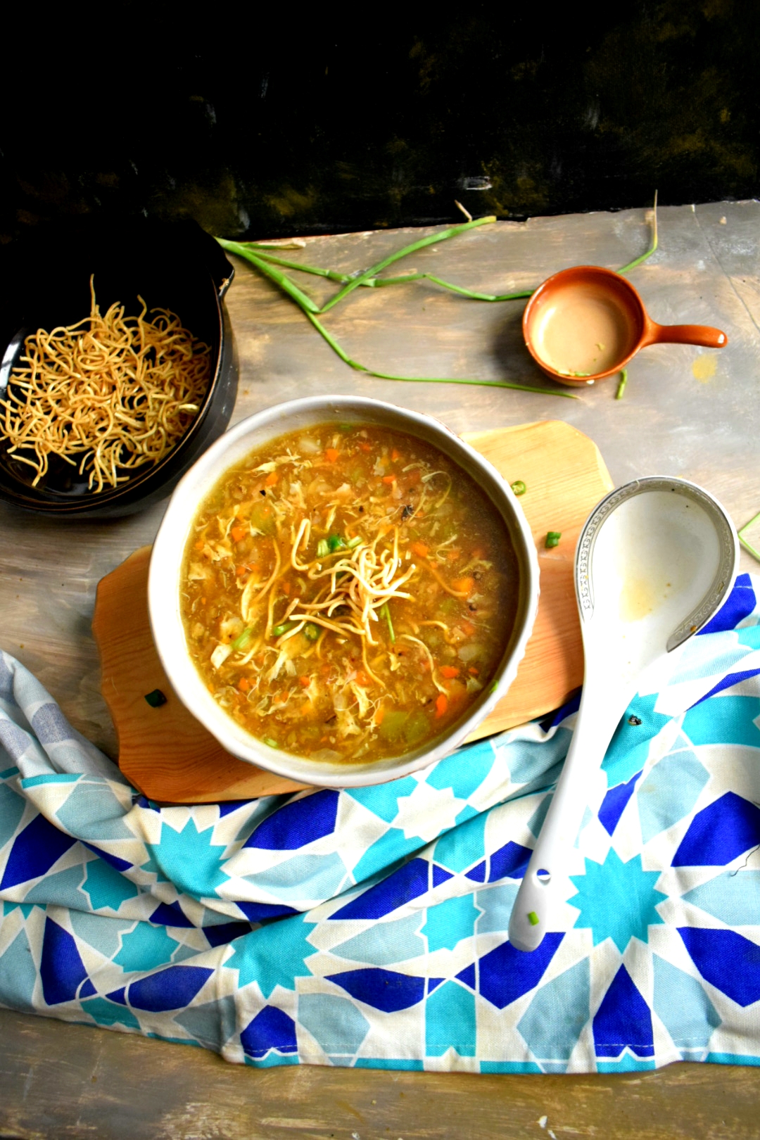 chicken manchow soup recipe