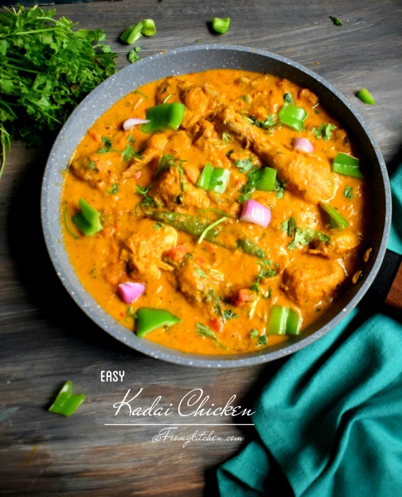 Restaurant Style Kadai Chicken- Popular Indian Recipe – Cooking with Thas –  Healthy Instant Pot Recipes