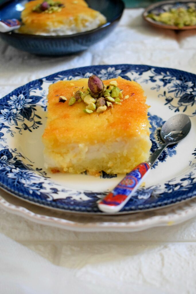 Basbousa with Cream