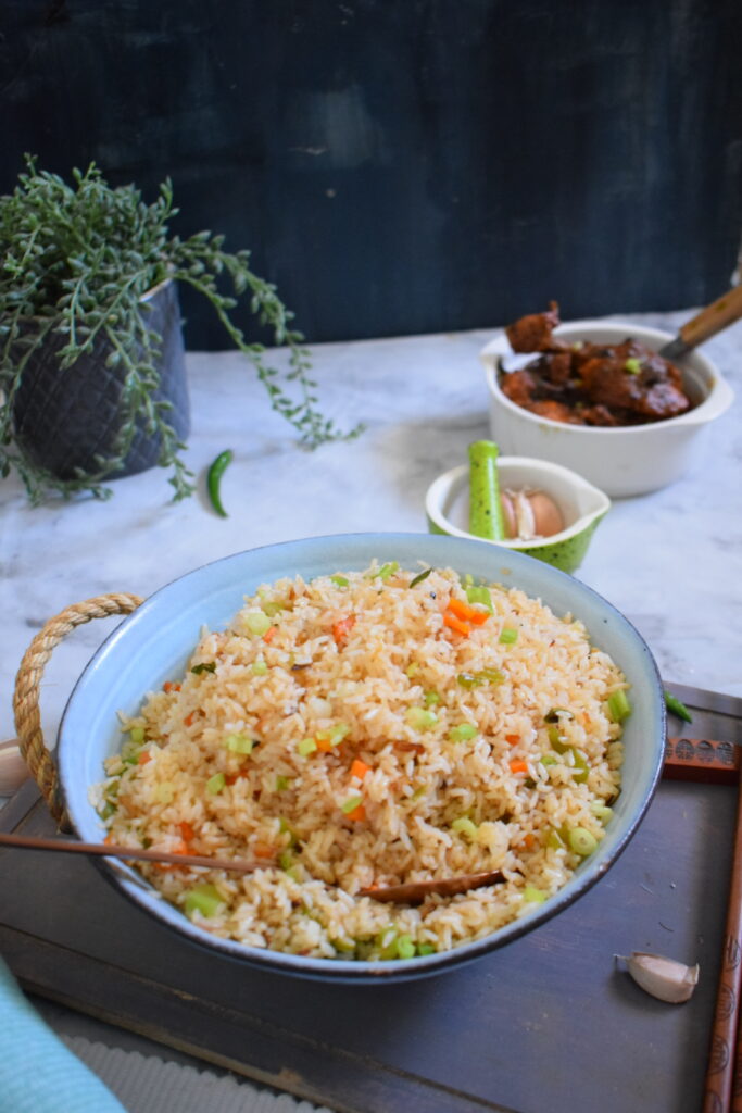 Chilly Garlic Fried Rice