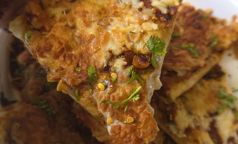 Folded Tortilla Pizza